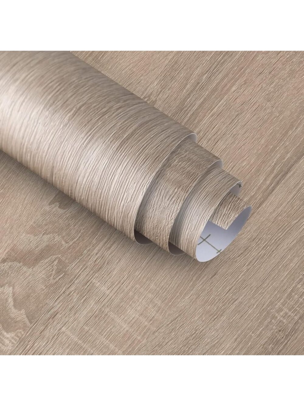 Textured Gray Wood Peel and Stick Wallpaper | Waterproof Faux Wood Decor for